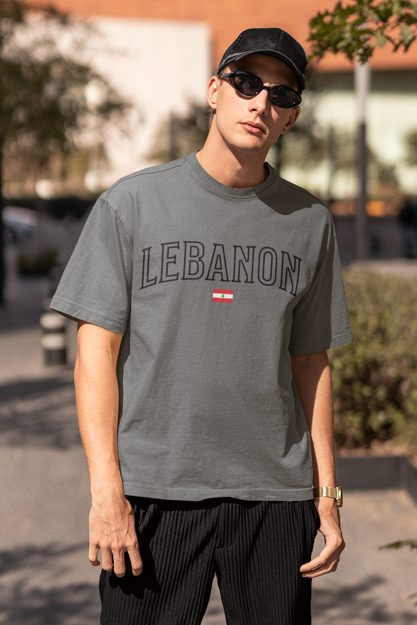 Lebanon | Vintage | College Letter T-Shirt | Retro Lebanese | Pride T-Shirt | Unisex | Streetwear | Heatwear Apparel