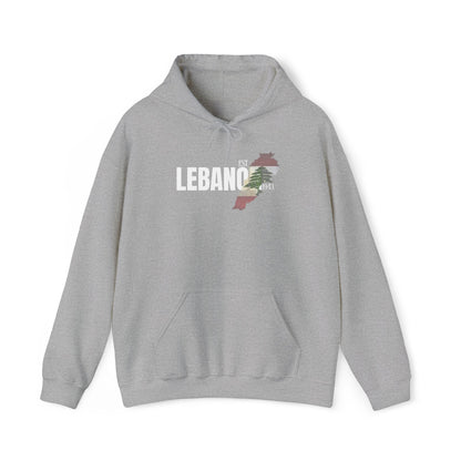 Lebanon Map Hoodie