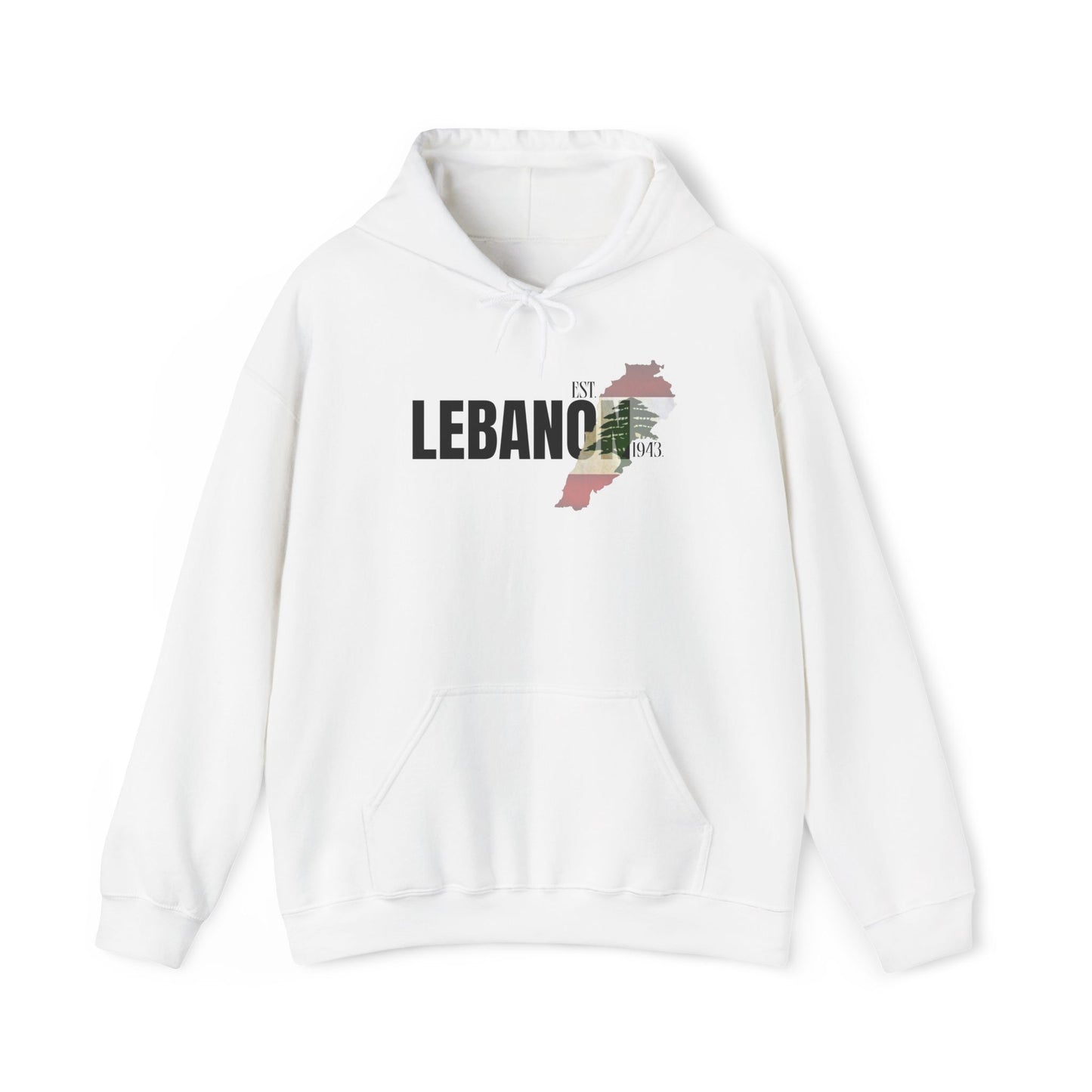 Lebanon Map Hoodie