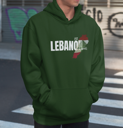 Lebanon Map Hoodie