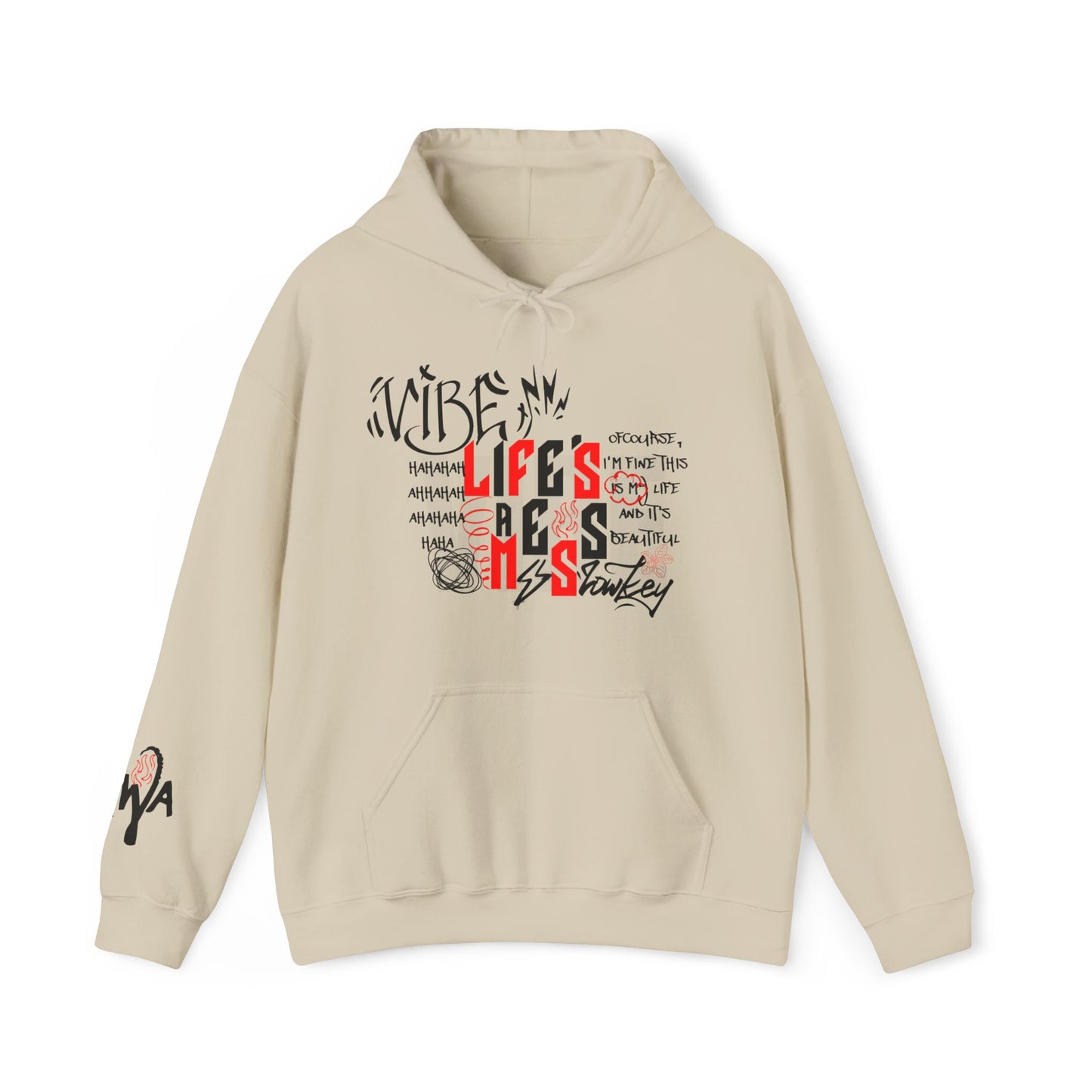 Life's a Mess Hoodie | Chaos & Comfort Sweatshirt | Life's a Mess Graphic Sweatshirt | Heatware Apparel