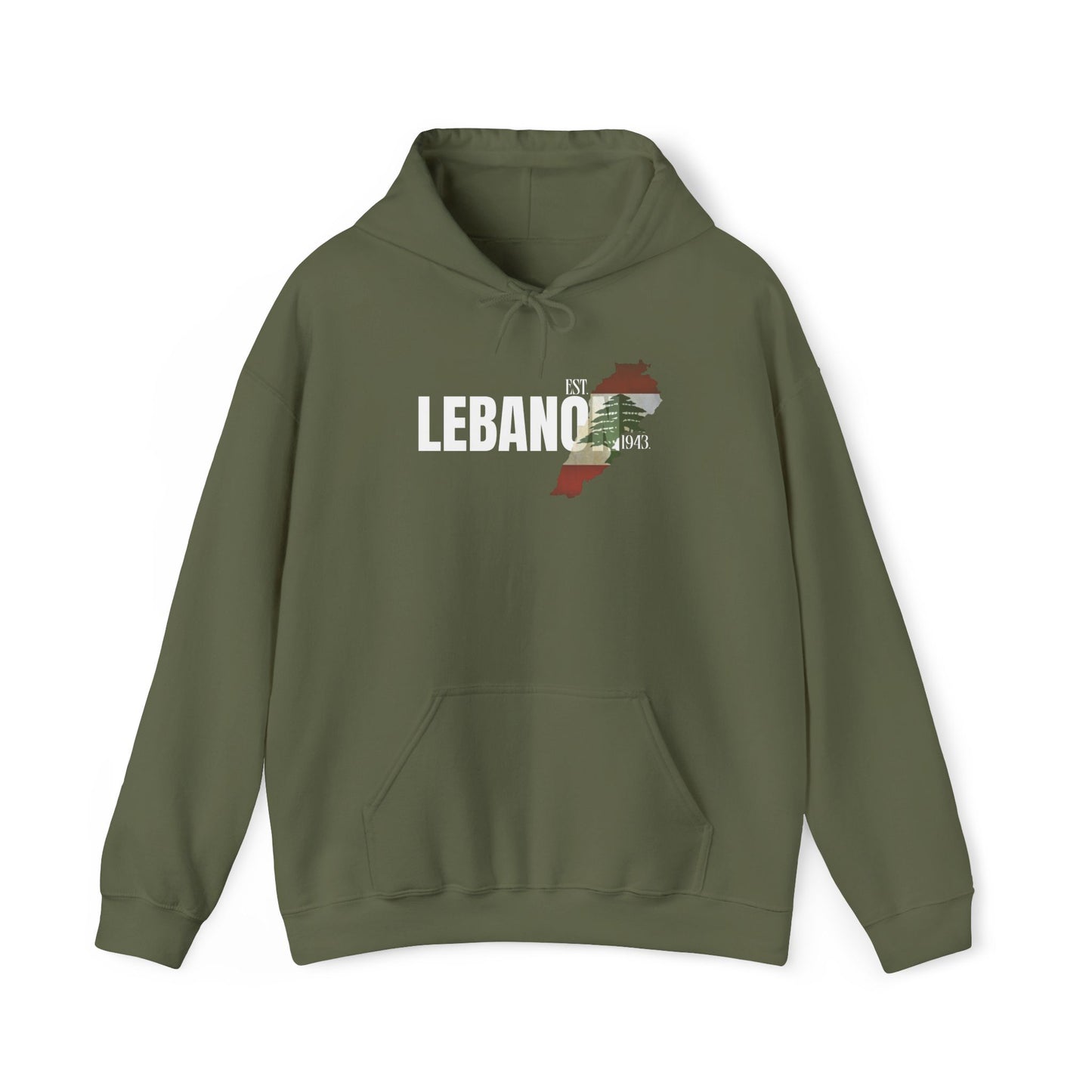 Lebanon Map Hoodie