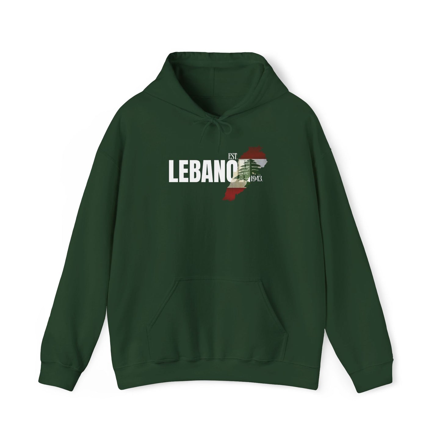 Lebanon Map Hoodie